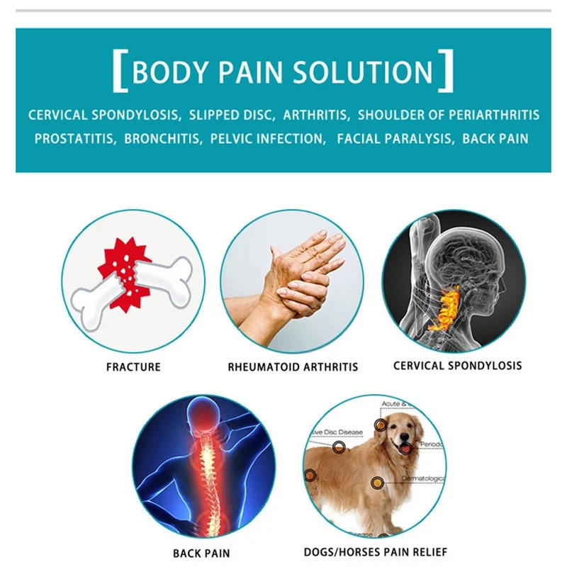 

Cold Laser Therapy Device for rheumatic pain relief sport injuries wounds recovery 36 beam red laser