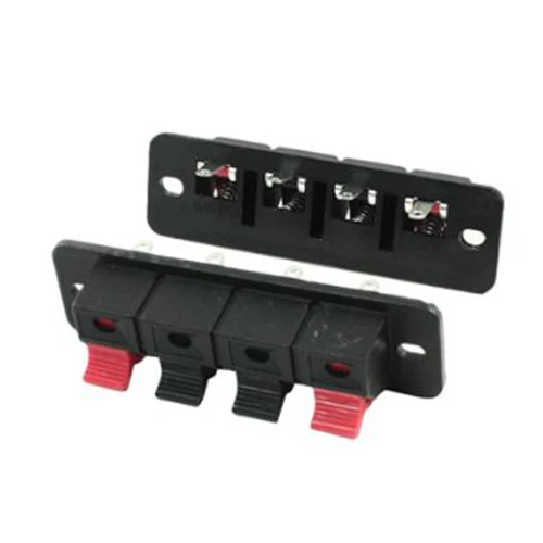 PLA 10Pcs PCB крепление 1 ряд вертикальное 4 положение контактный динамик терминал|terminal