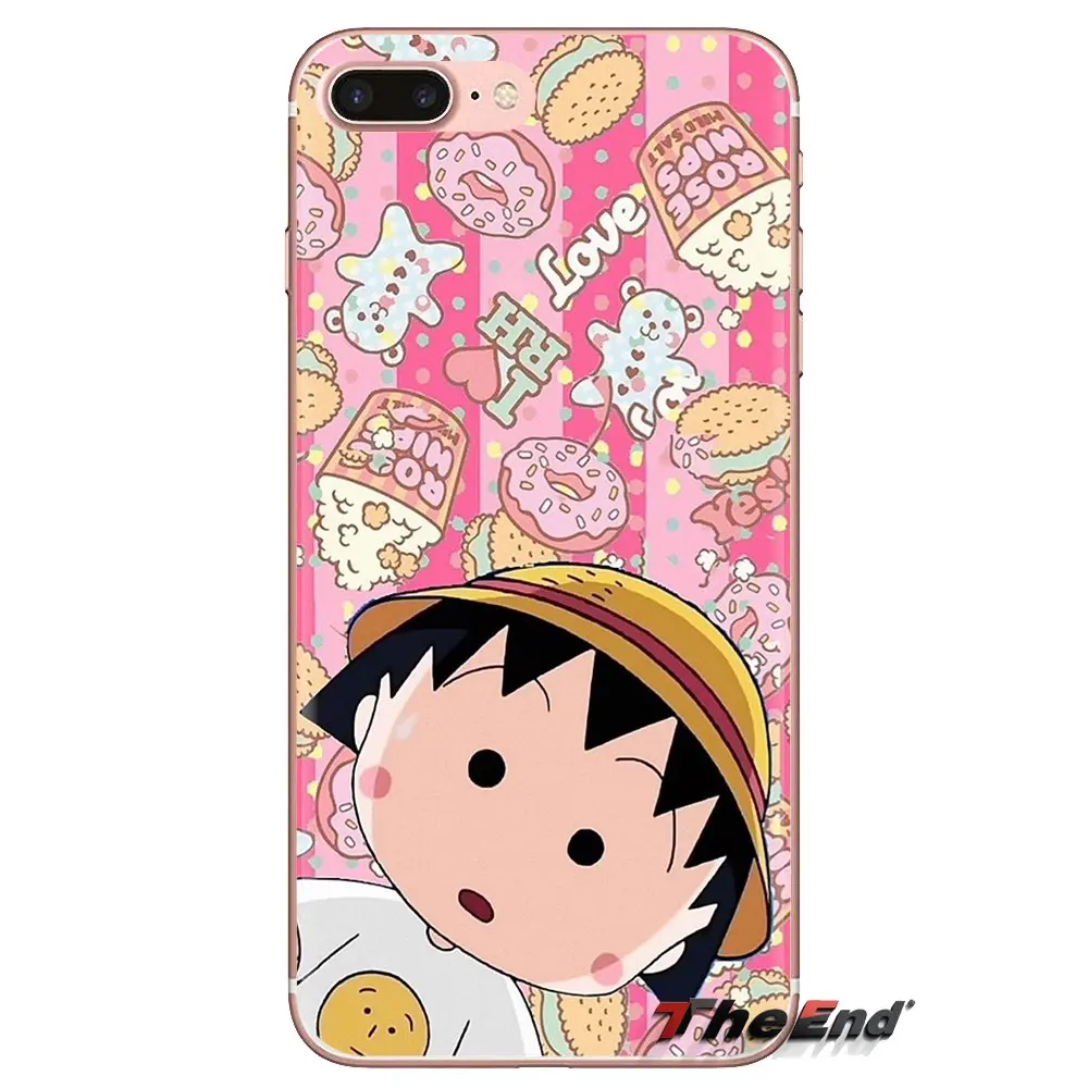 Мягкие прозрачные чехлы для Samsung Galaxy A3 A5 A7 A9 A8 Star A6 Plus 2018 2015 2016 2017 Chibi Maruko Chan Japan |
