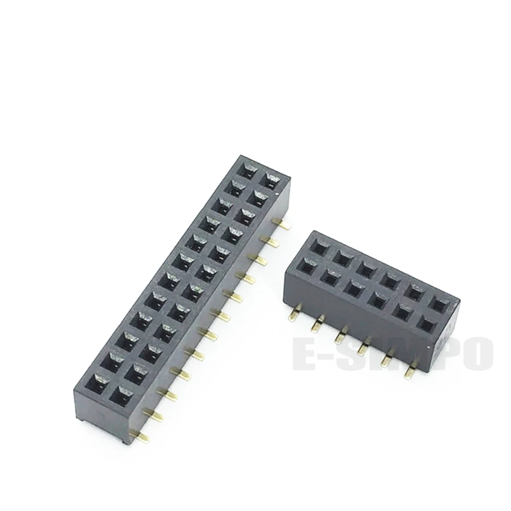 10 шт. 2 0 мм Шаг SMD 2X2/3/4/5/6/7/8/9/10/12/14/15/20/25/30/40pin PH4.3mm двухрядная печатная плата разъем SMT