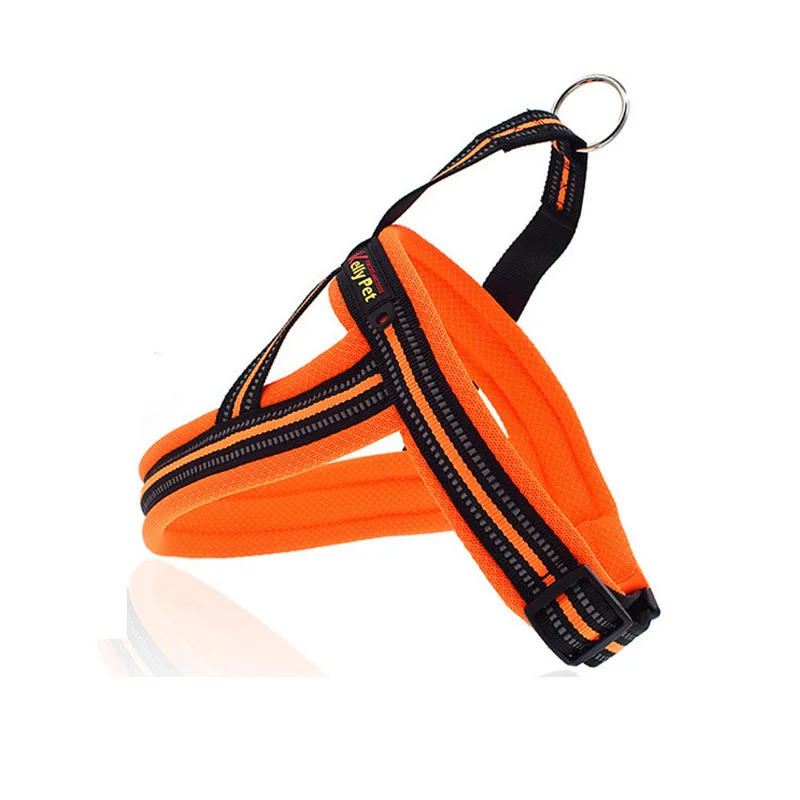 4 Color Dog Harness With Traction Belt Collar Reflective Adjustable Small Medium Large Pets Outdoor Chest Strap Dogs Supplies|dog harness|dog