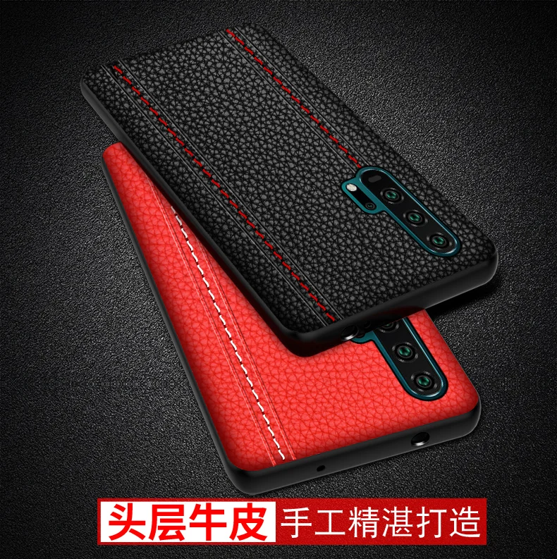 Роскошный чехол ручной работы для huawei Honor 20, топ из натуральной кожи, аксессуары для телефонов, защитный чехол для huawei Honor 20 Pro