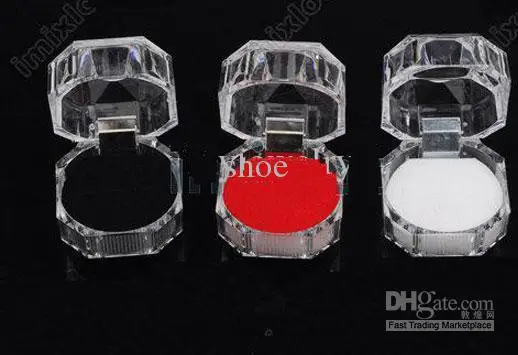 Оптовая продажа 3 цвета Для выведения токсинов 40 шт кольца коробка ювелирных