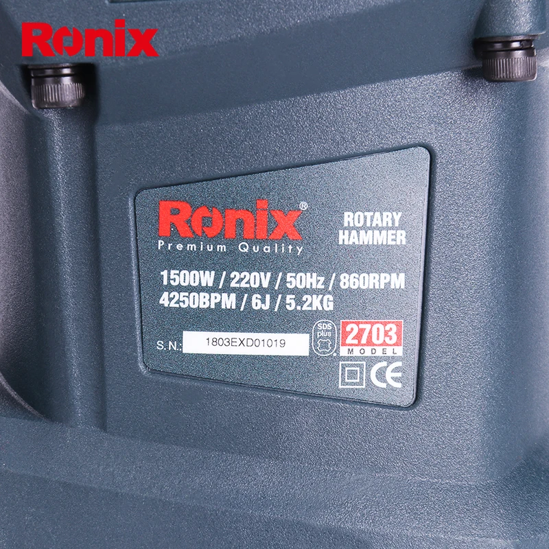 Ronix 26 мм Электроинструмент 1500 Вт проводный электрический молоток роторный дрель