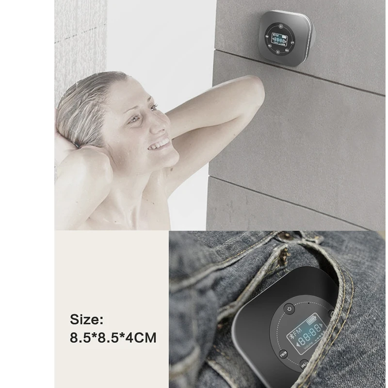 Беспроводная мини Bluetooth Колонка для ванной комнаты Водонепроницаемая Громкая