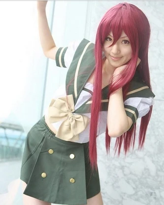 

Shakugan no Shana Heroine Shana Sailor Suit School Uniform Cosplay Costume