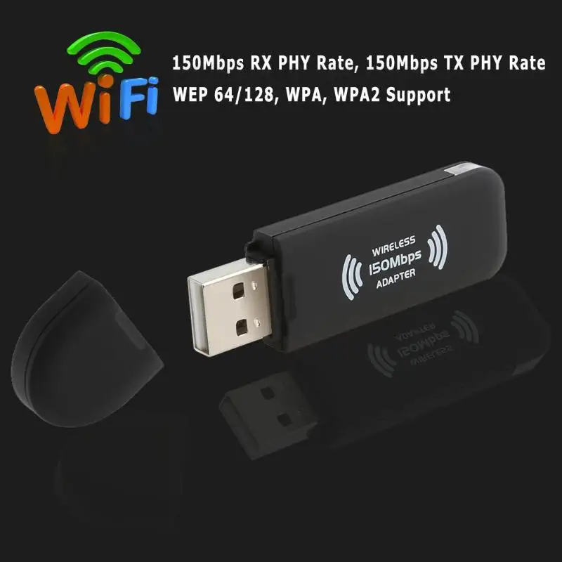 New 150M USB2.0 Network Cards WiFi Wireless card Ralink RT3070L Lan Card for Apple Dell Laptop PC Computer | Компьютеры и офис