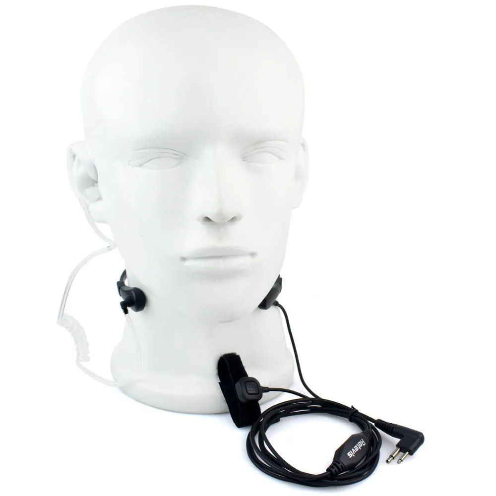 Наушники Retevis 2 Pin PTT с микрофоном акустические трубчатые наушники для Motorola Radio GP88