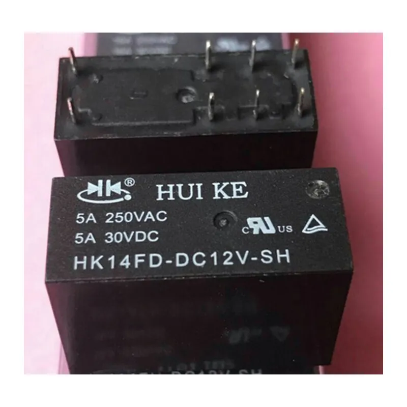 

wholesale 10pcs/lot relay 5A HK14FD-DC12V-SH