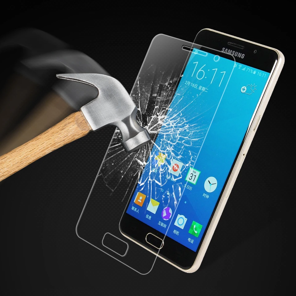 Защитное стекло для samsung Galaxy A5 2015 закаленное 2 шт.|screen protector|glass for samsungtempered glass |