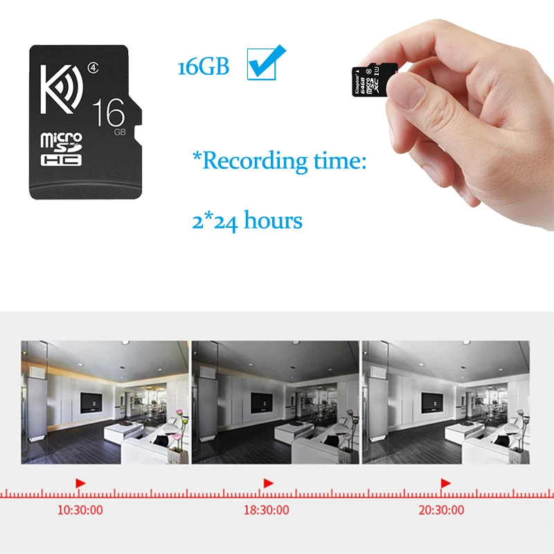Ip-камера наблюдения wifi 1080P HD Беспроводная Wi-Fi Домашняя безопасность Мини CCTV