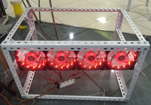 YUNHUI Mining industry продает стеллаж для майнинга эфириума с четырьсветодиодный