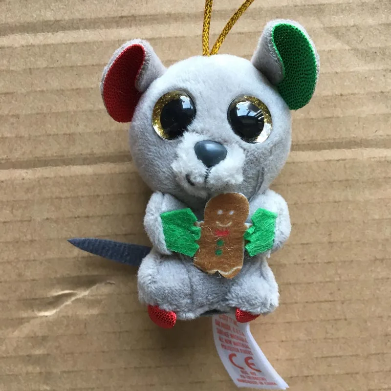 Mouse Clip Ty Paw Patrol большие глаза плюшевая кукла для ключей, игрушка TY подарок для детей - Цвет: Mouse Clip
