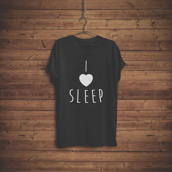 Футболка с надписью I Love Sleep футболка в стиле tumblr модные топы Tumblr графическая