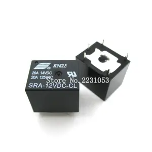 5 шт.лот 12 В постоянного тока 20A SRA-12VDC-CL 5 контактов SRA 12 В T74 Mini Power Relay автомобильное реле
