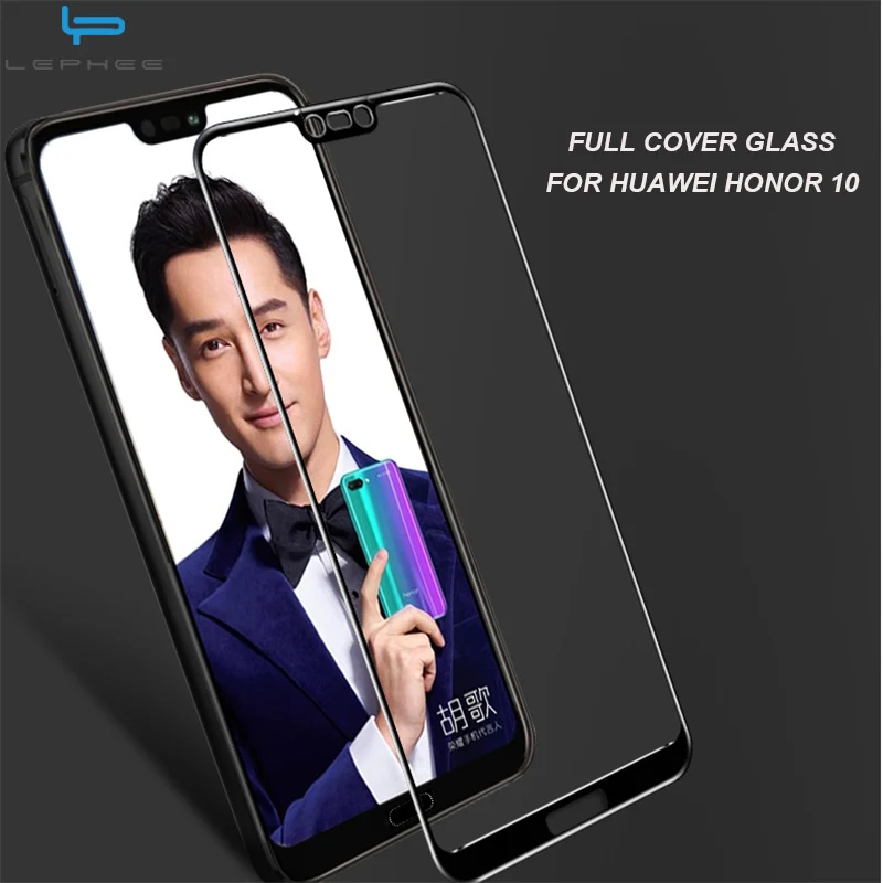 LEPHEE для huawei Honor 10 закаленное Стекло Экран протектор 2.5D 9 H полное покрытие пленки
