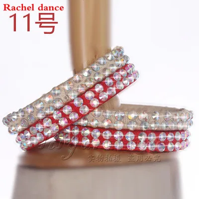 

2017 New Latin Dance Dress Modern Dance Clothes Children Children Adult Competition Clothing Bracelet Bracelet Full Drill