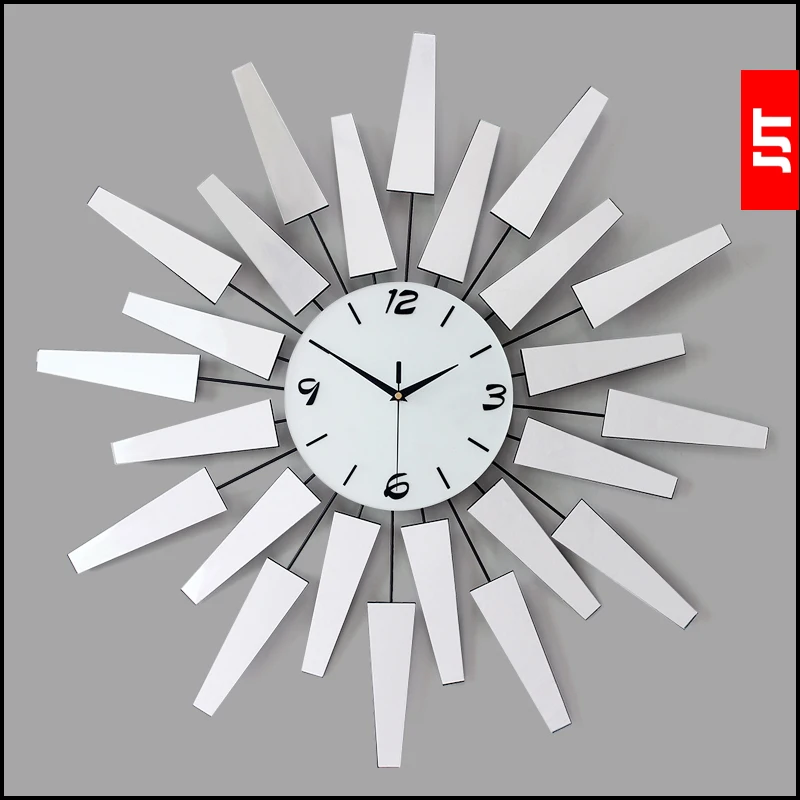 Большой Искусство часы краткое мода Гостиная настенные Современная украшения