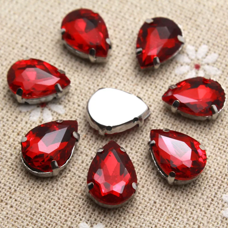 Аппликация для пришивания стразы с серебряной основой разные цвета | Дом и сад