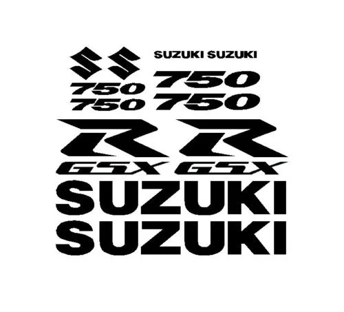 Набор стикеров для Suzuki GSX R 750 GSXR 12 шт. Стайлинг автомобиля|Наклейки на автомобиль| |