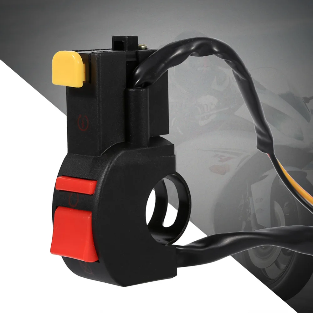 Стайлинг автомобиля двигатель мотоцикла кнопка включения/выключения руля 7/8