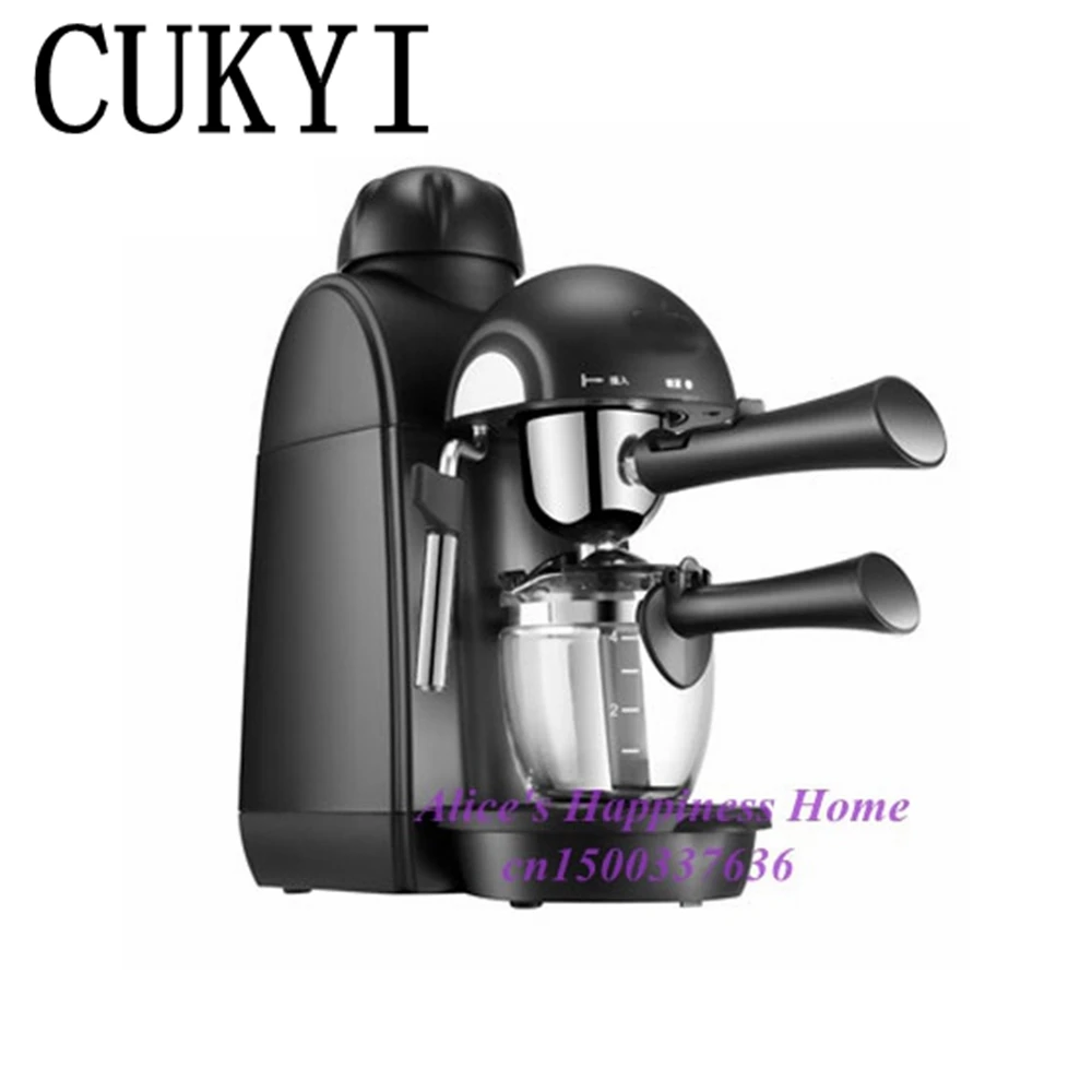 CUKYI 240 мл Паровая кофеварка эспрессо кофейник из нержавеющей стали moka