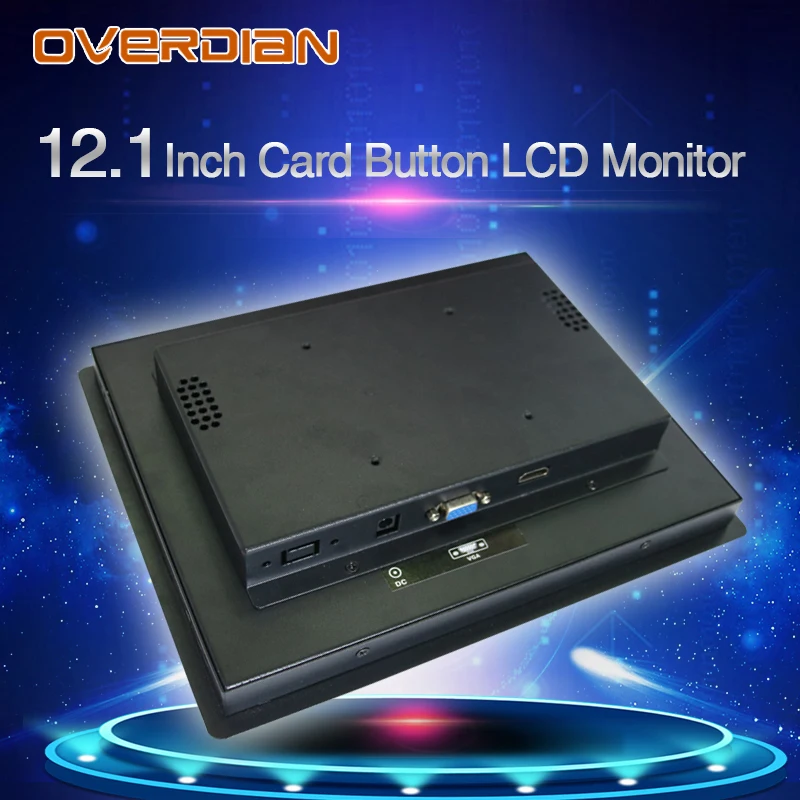 12 дюймов/12 1 дюйма LcdMonitorVga/Hdmi/Av/Bnc/Usb интерфейс металлический корпус карта пряжка