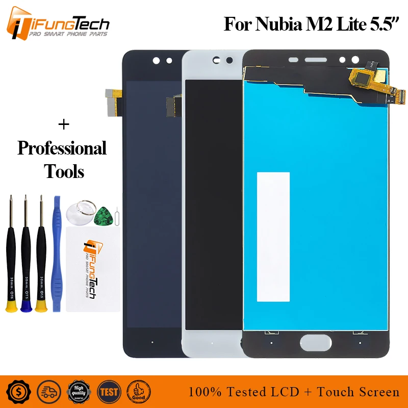 Для ZTE Nubia M2 Lite NX573J Полный ЖК-дисплей + фото Бесплатные инструменты | Мобильные