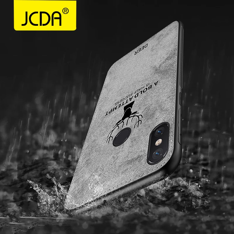Xiaomi Redmi Note 5 Чехол JCDA Роскошные Рождественский олень ткань телефон чехлы для pro