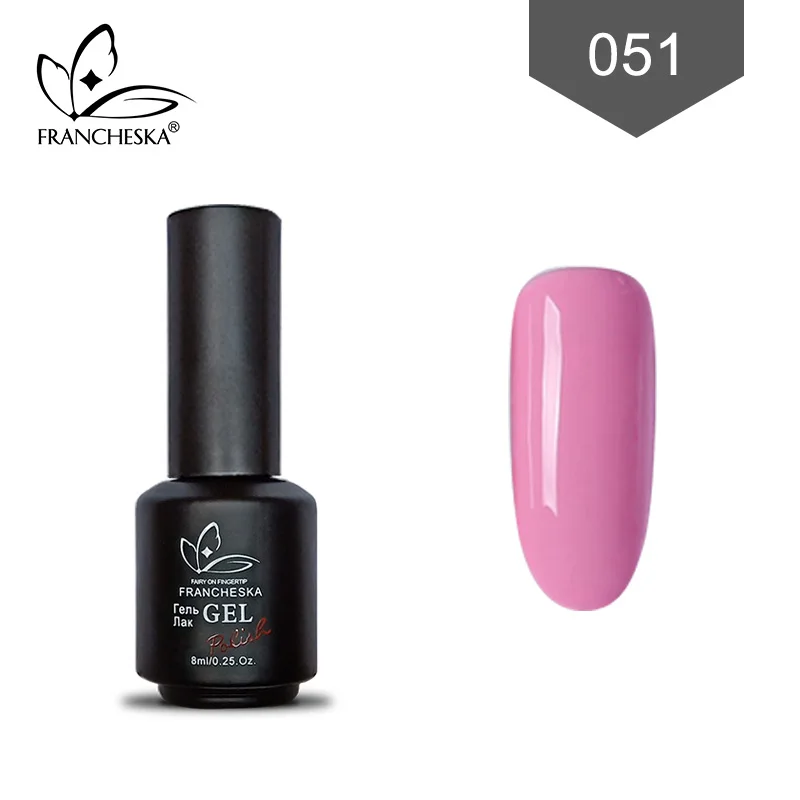 Francheska 051 Горячая Распродажа, Гель-лак для ногтей, замачиваемый Гель-лак для ногтей, Гель-лак, УФ-гель, стойкий лак для ногтей, hybrydowe unas off white, лак - Цвет: Francheska 051