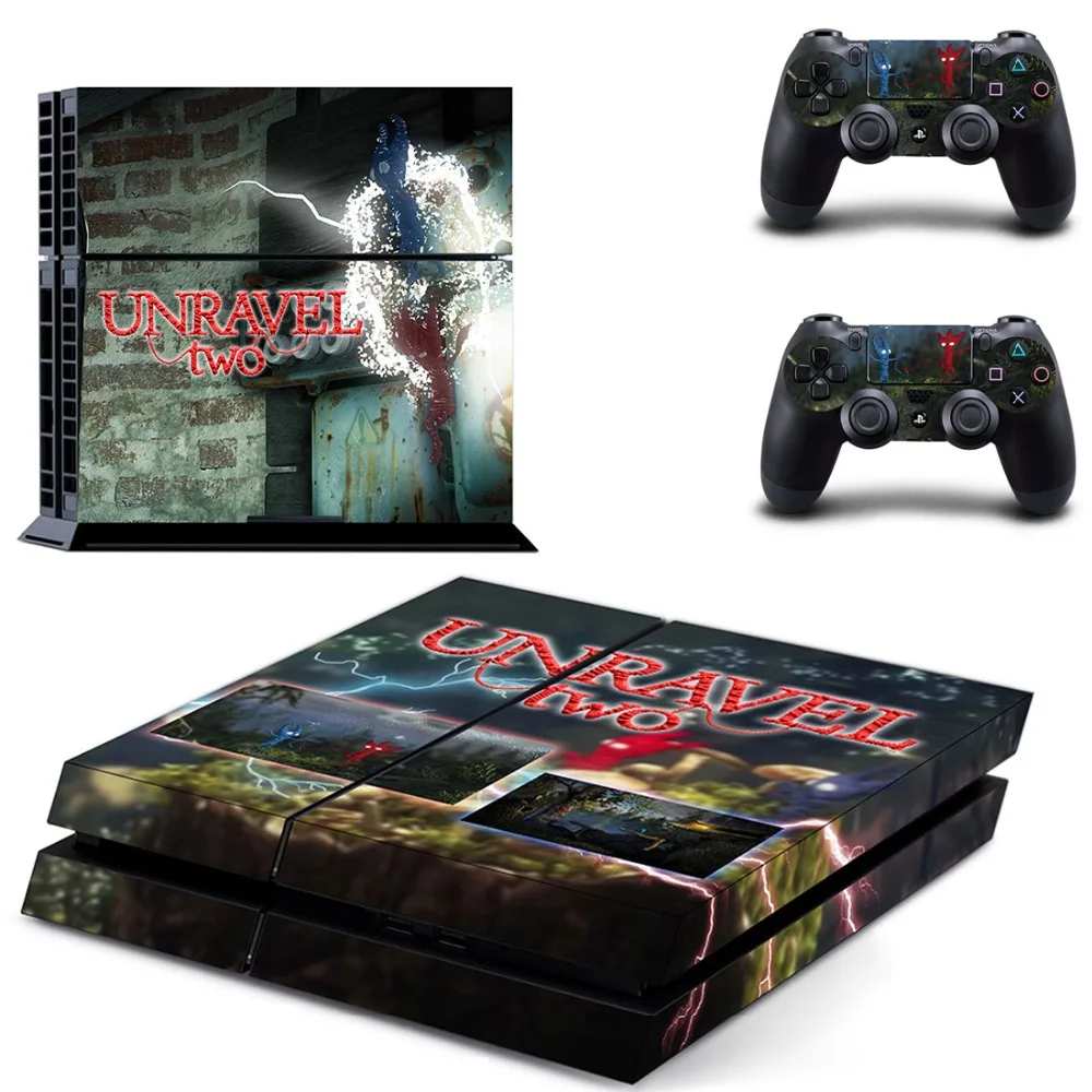 Игровая станция 4 наклейка для PS4 разворачивает две наклейки Для приставка Сони