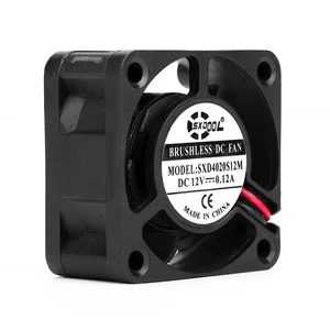 2 шт. 40*40 вентилятор 40 мм SXD4020S12M 4020 40 мм вентилятор 12 В 0.12A 2-контактный 5 лезвий кулер безщеточный мини вентилятор охлаждения 4020