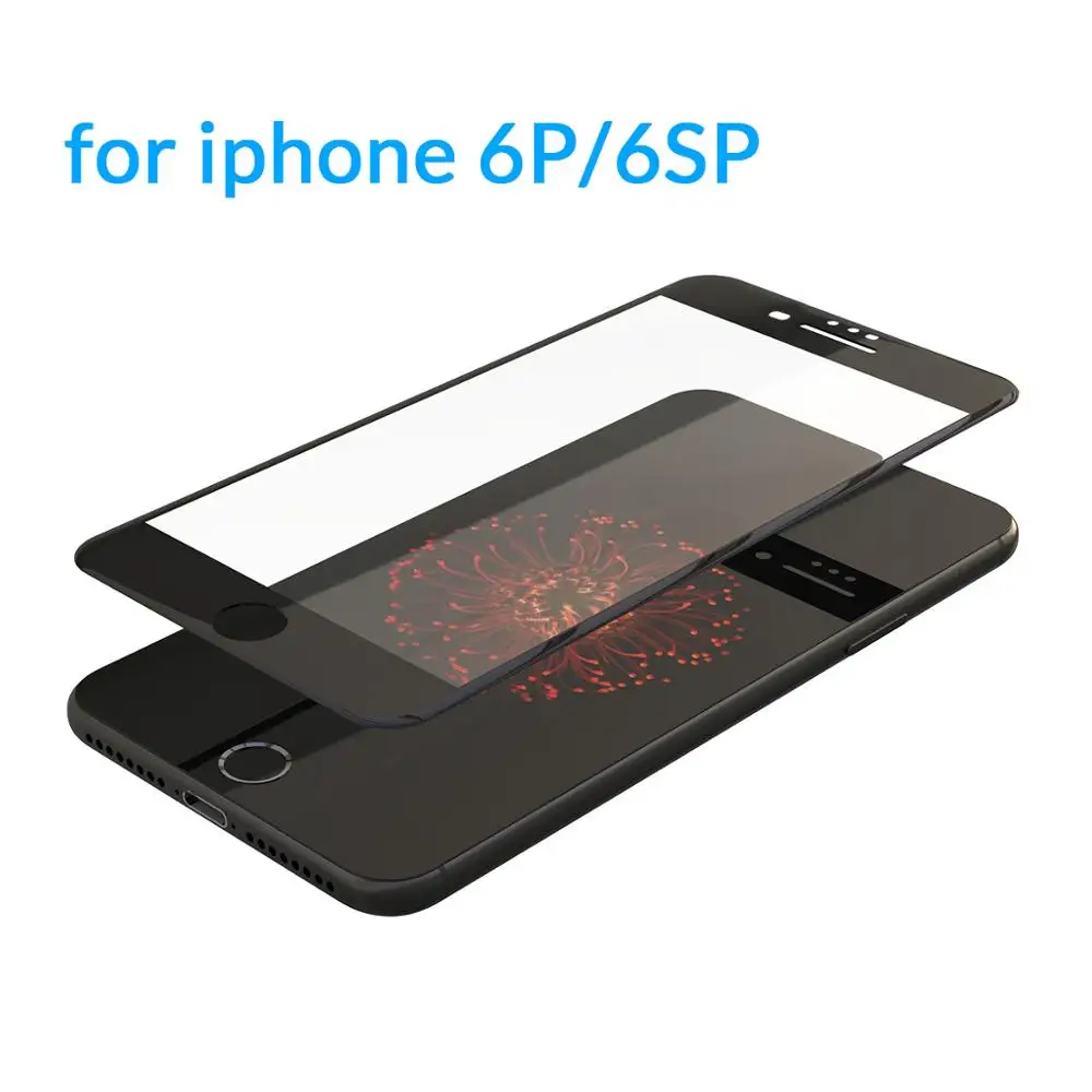 for iphone 6P 6SP ORICO Черный 3D полное покрытие 9H Закаленное стекло протектор экрана для iphone 6 7 8 изогнутое защитное стекло пленка для iphone 7 Plus - Цвет: for iphone 6P 6SP