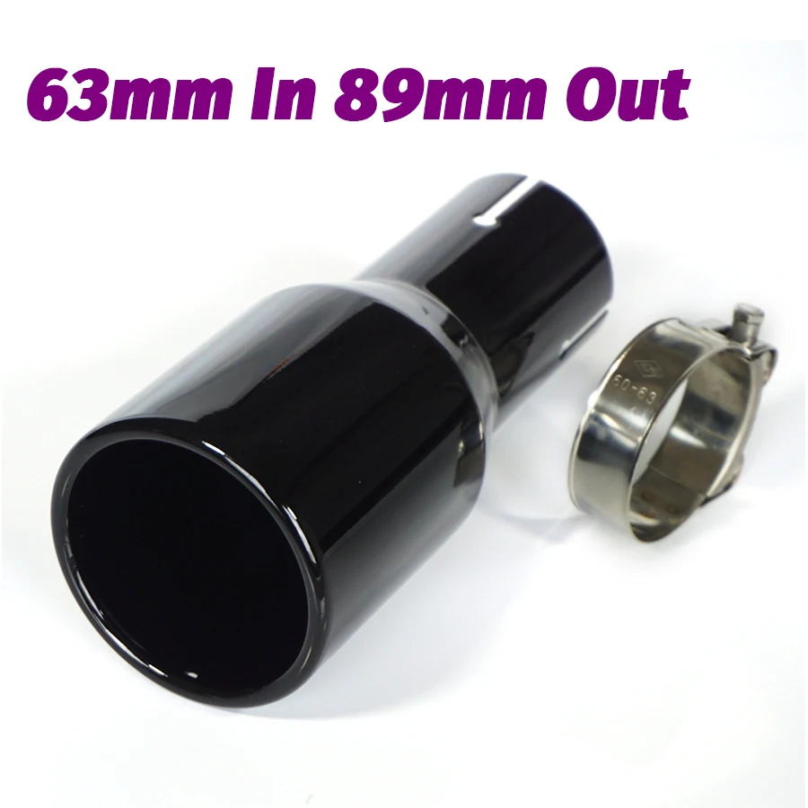 1 шт. черный наконечник выхлопной трубы автомобиля выхлопная труба глушитель для