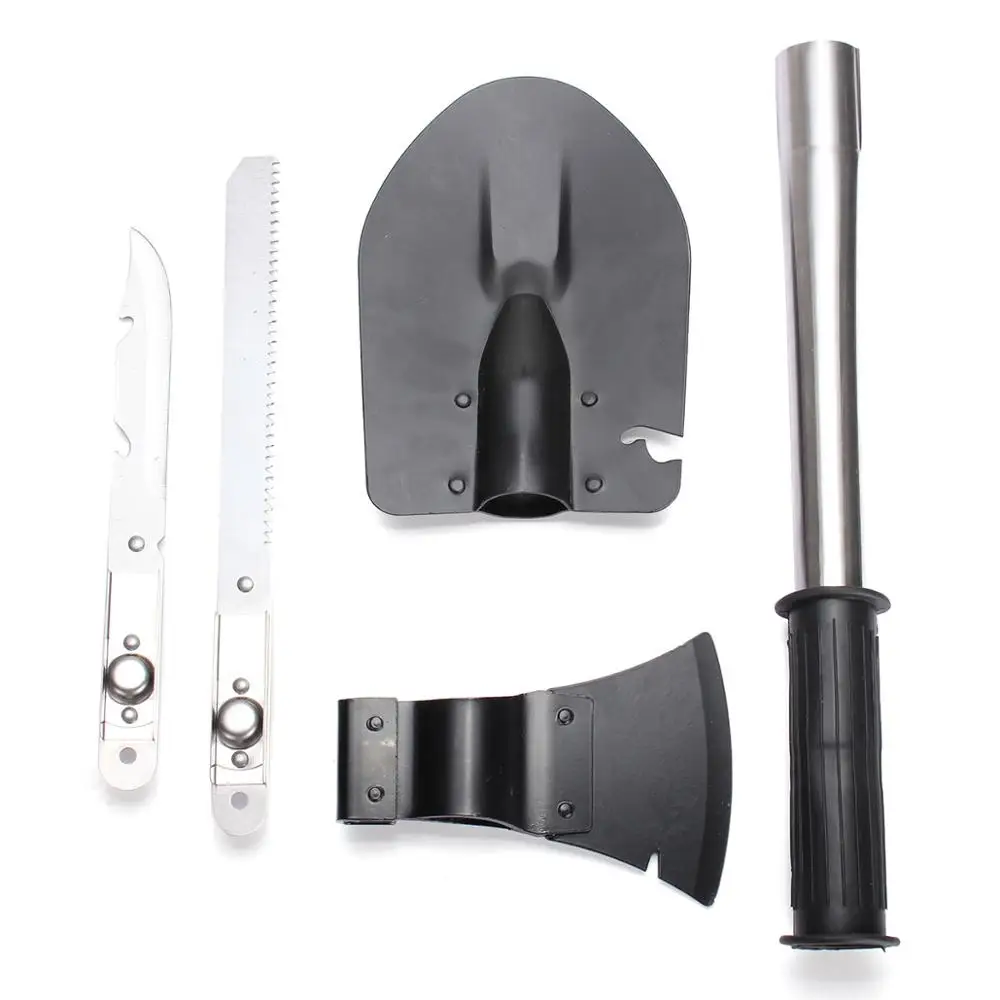 Открытый отдых инструмент четыре в одном многофункциональный саперная лопатка