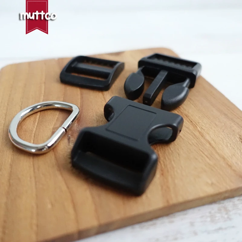 (Пластиковая пряжка + Регулируемая D образное кольцо) ошейник для собаки сделай