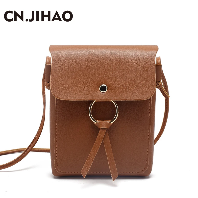 JI Хао Моды телефон Сумки Дамские туфли из pu искусственной кожи мини Crossbody Сумка