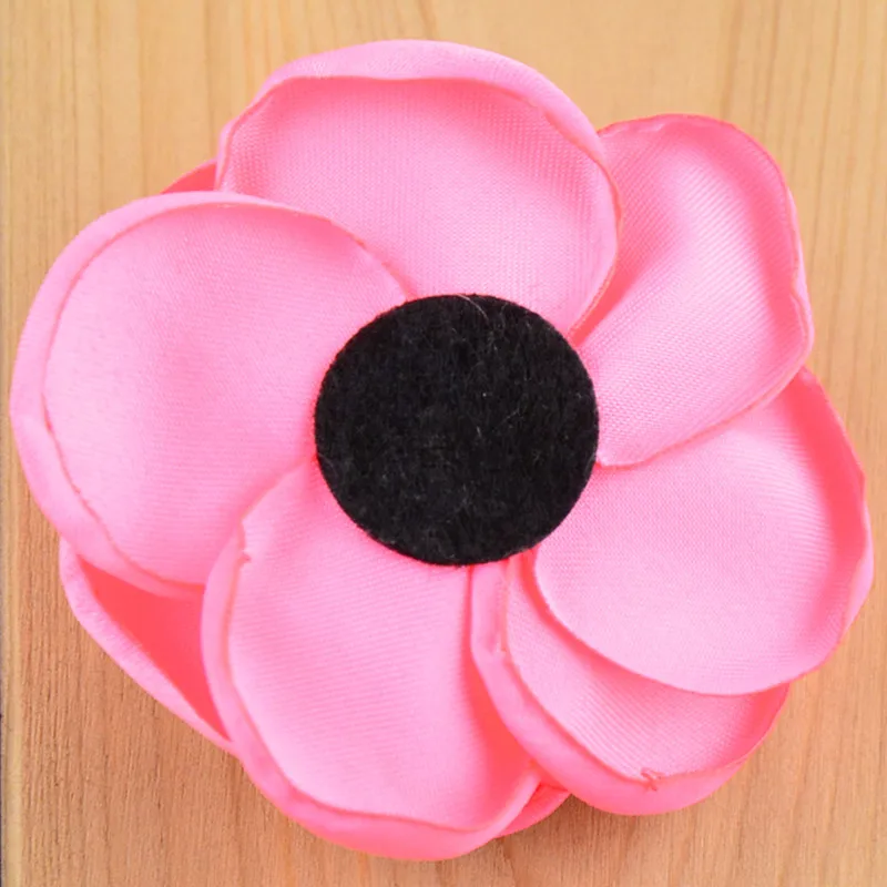 400 шт./лот запеченная сатиновая розетка Искусственные цветы искусственная ручная