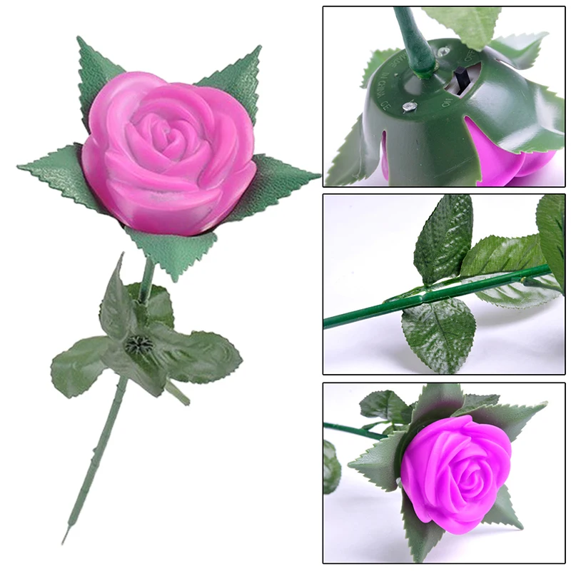 

1 Pc New Hot Sale Colorful Rose Lamp Never-Ending Roses Artificial Rose Lights Colorful Color-Changing Roses Home Decorations