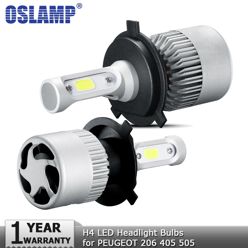 Автомобильный светильник Oslamp H4 светодиодный головной лампы Hi lo Beam 72 Вт 206 лм