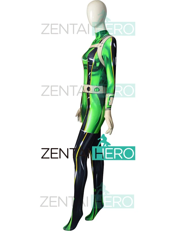 3D напечатаны Pro Hero Tsuyu Asui My Academy женские боди Zentai Boku no Froppy косплей костюм на