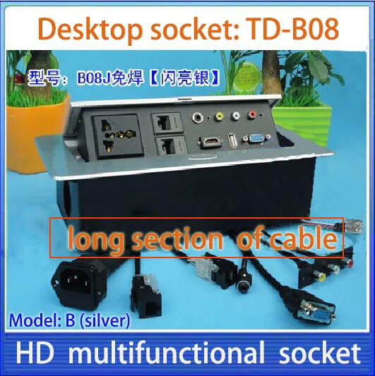 Настольная розетка/Скрытая/VGA аудио HDMI USB сеть информационный выход RJ45 для