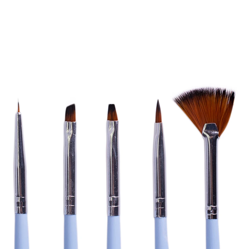 6 шт. набор кистей для дизайна ногтей полировки Профессиональный SA617|nail art tool kit|nail