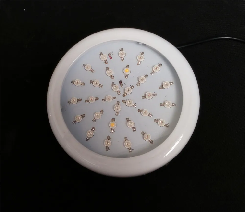 Светодиодный мини светильник для выращивания растений 90 Вт ufo красный 630nm синий