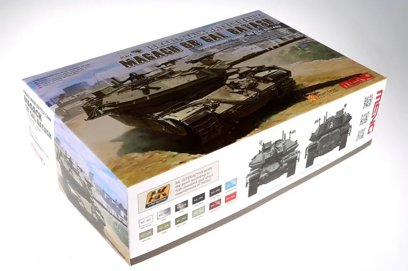 Meng TS-040 1/35 Scale Israel MBT Magach 6B Gal Batash Tank w/Metal Track Links Military Plastic Assembly Model Kit | Игрушки и хобби