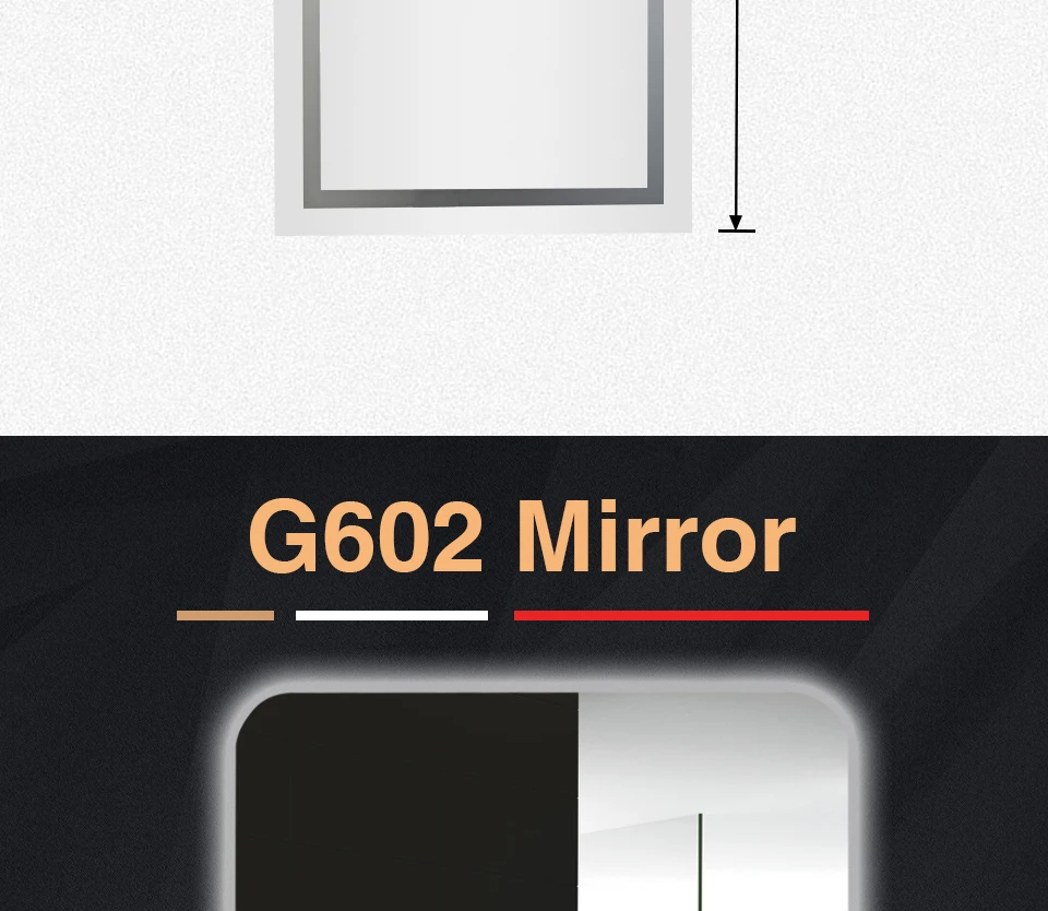 Gappo, лупа для ванной, зеркала, Led 600*800, косметическое зеркало, сенсорный выключатель, светильник, регулируемый настенный светильник, зеркало для макияжа в ванной комнате