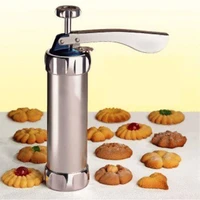 cookie press machine biscuit maker cake making decorating gun kitchen aluminum icing sets