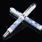 Шариковая ручка Jinhao 950, синий и белый фарфор, дракон, настоящая керамика