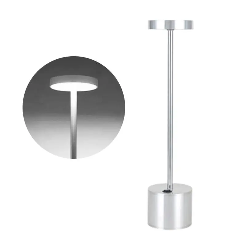 Светодиодный настольный светильник Современный ресторанный USB Перезаряжаемый