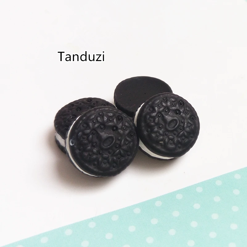 20 шт. кабошоны Tanduzi из смолы с плоской задней стороной имитация еды сэндвич